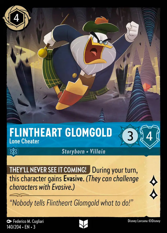 Flintheart Glomgold - Lone Cheater 140/204 (Into The Inklands)