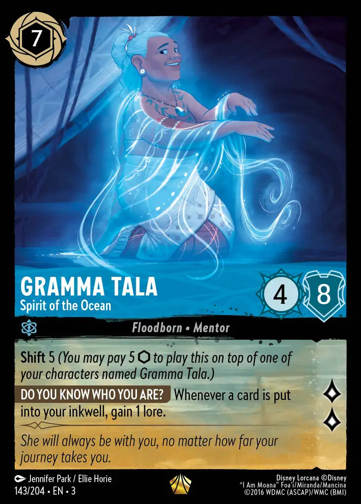 Gramma Tala - Spirit of the Ocean 143/204 (Into The Inklands)