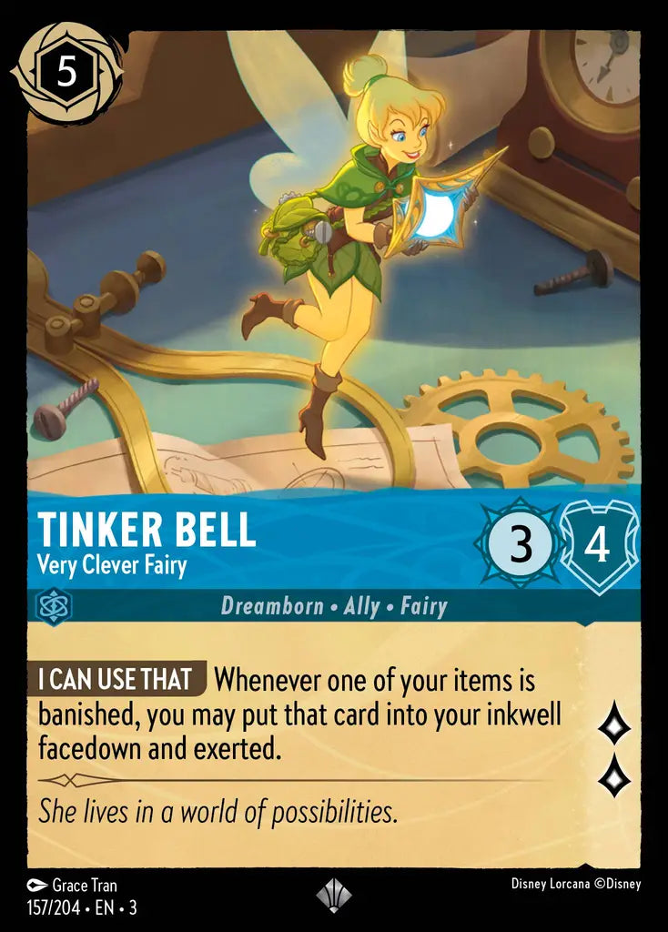Tinker Bell - Very Clever Fairy 157/204 (Into The Inklands)
