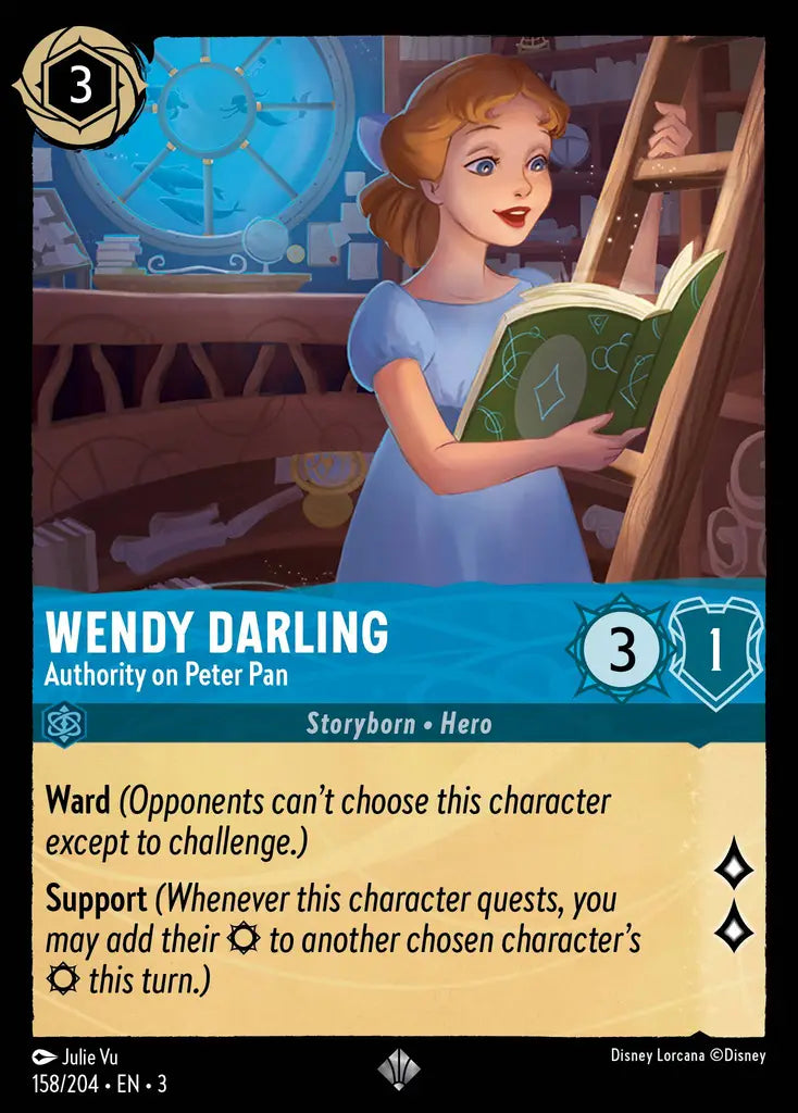 Wendy Darling - Authority on Peter Pan 158/204 (Into The Inklands)