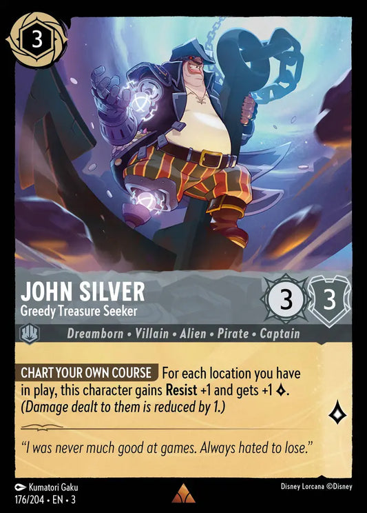 John Silver - Greedy Treasure Seeker 176/204 (Into The Inklands)