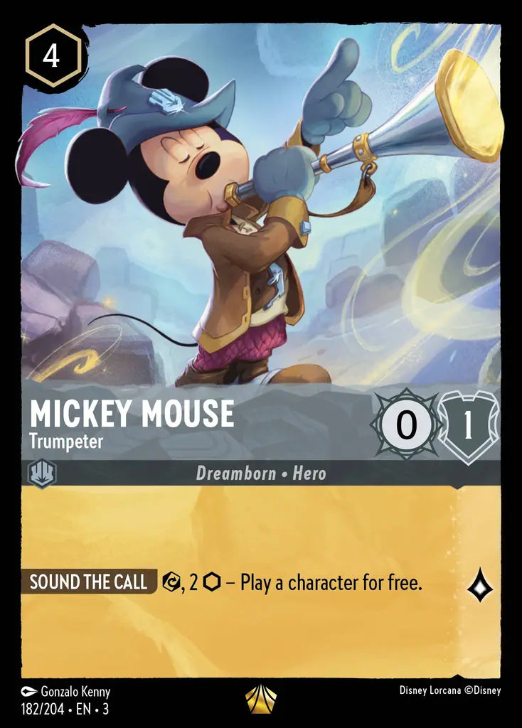 Mickey Mouse - Trumpeter 182/204 (Into The Inklands)