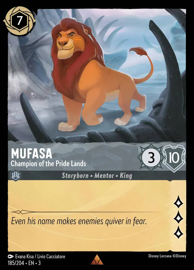Mufasa - Champion of the Pride Lands 185/204 (Into The Inklands)