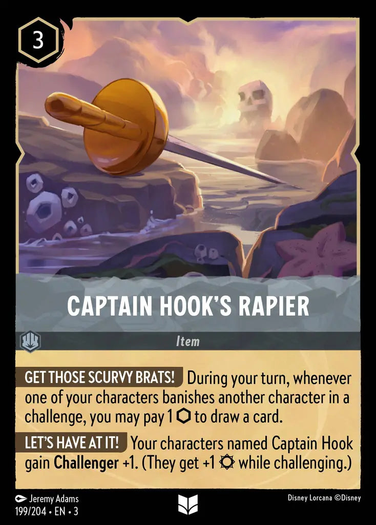 Captain Hook's Rapier 199/204 (Into The Inklands)