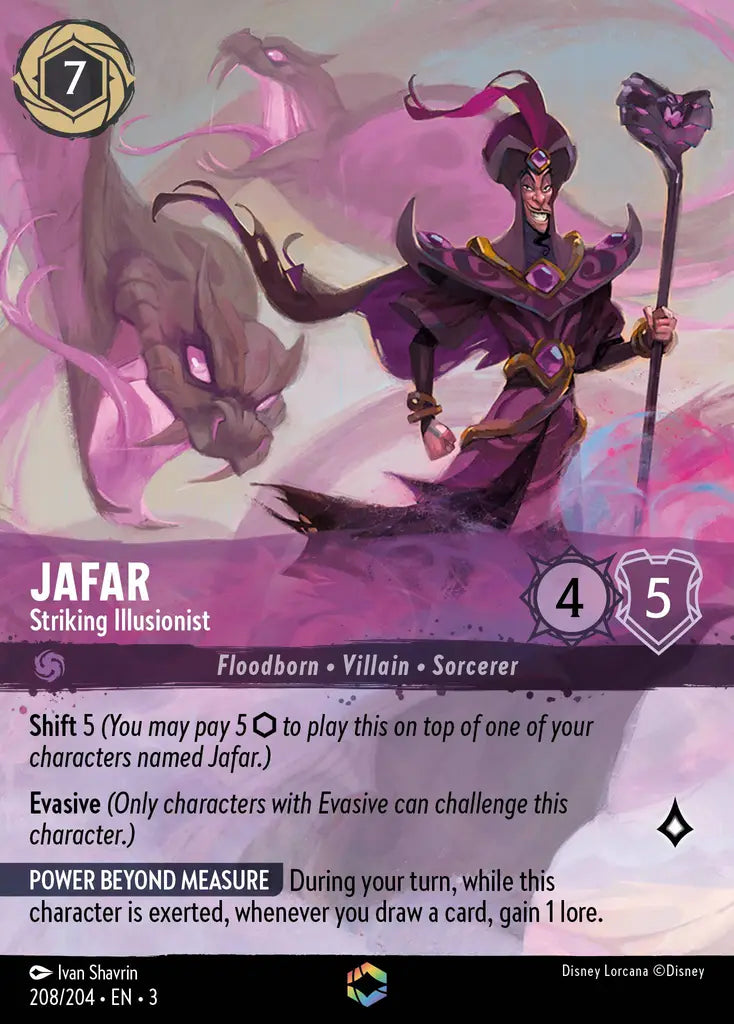 Jafar - Striking Illusionist 208/204 - Enchanted (Into The Inklands)