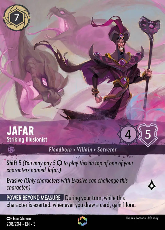Jafar - Striking Illusionist 208/204 - Enchanted (Into The Inklands)