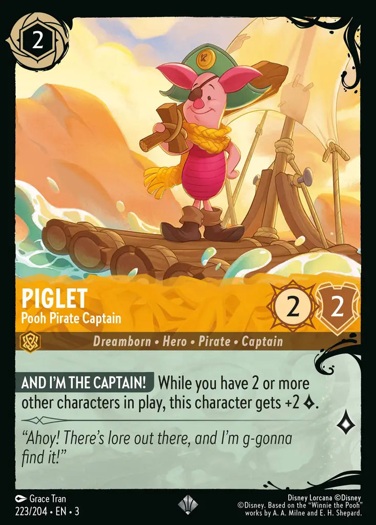 Piglet - Pooh Pirate Captain 223/204 (Into The Inklands)