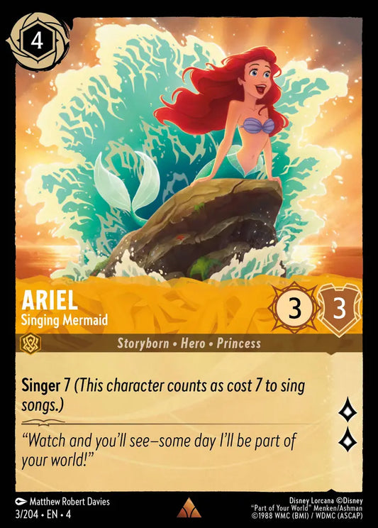 Ariel - Singing Mermaid 3/204 (Ursula's Return)