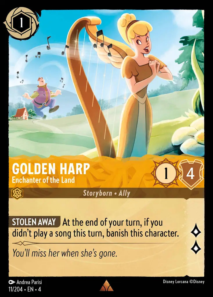 Golden Harp - Enchanter of the Land 11/204 (Ursula's Return)