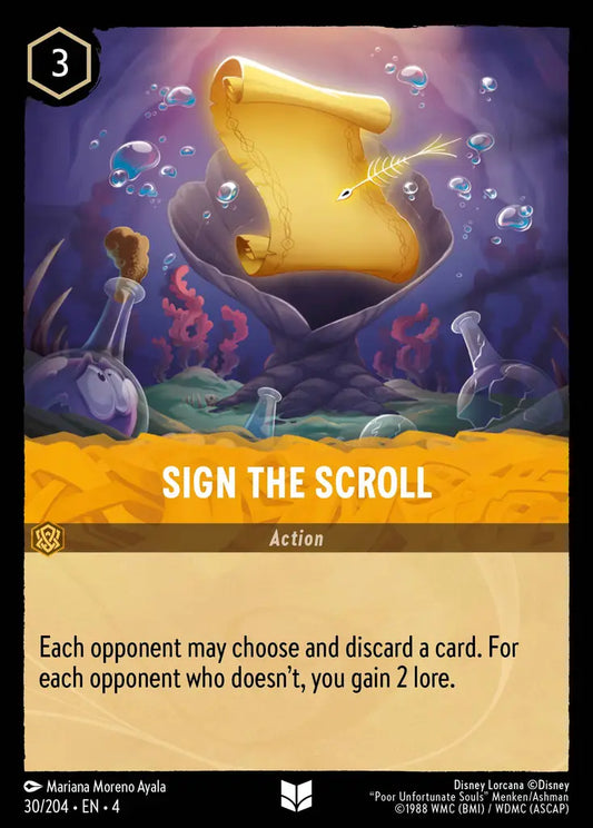Sign The Scroll 30/204 (Ursula's Return)