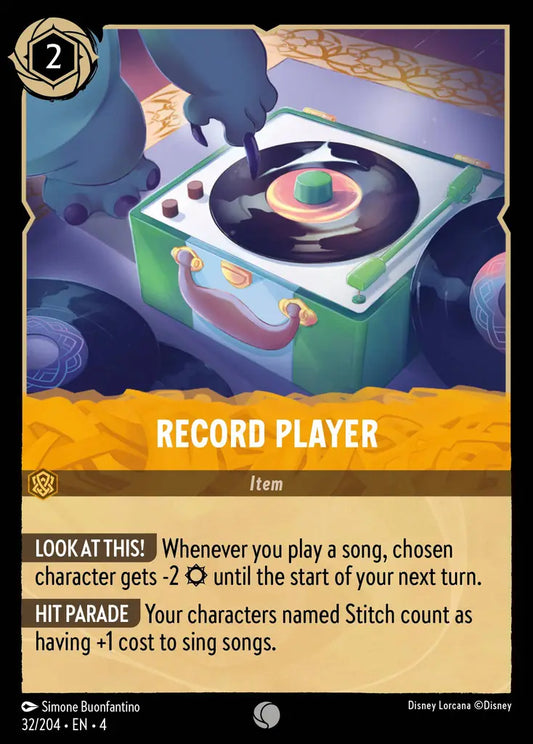 Record Player 32/204 (Ursula's Return)