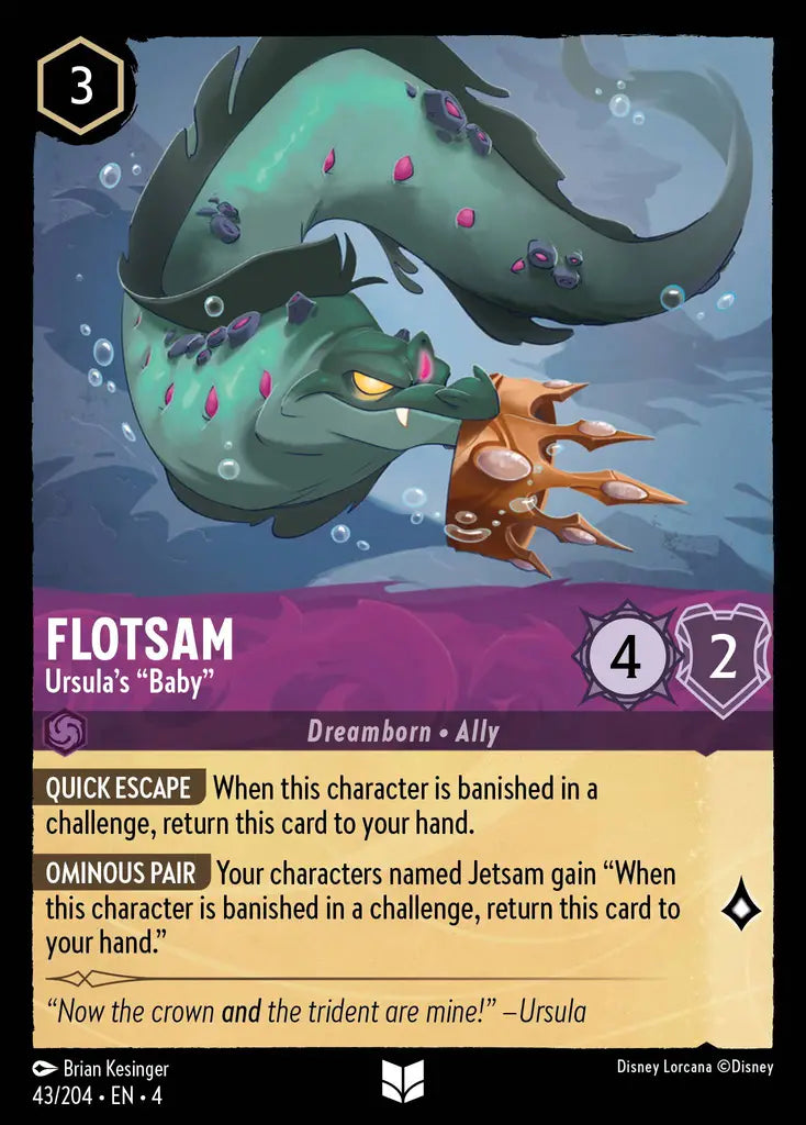 Flotsam - Ursula's "Baby" 43/204 (Ursula's Return)