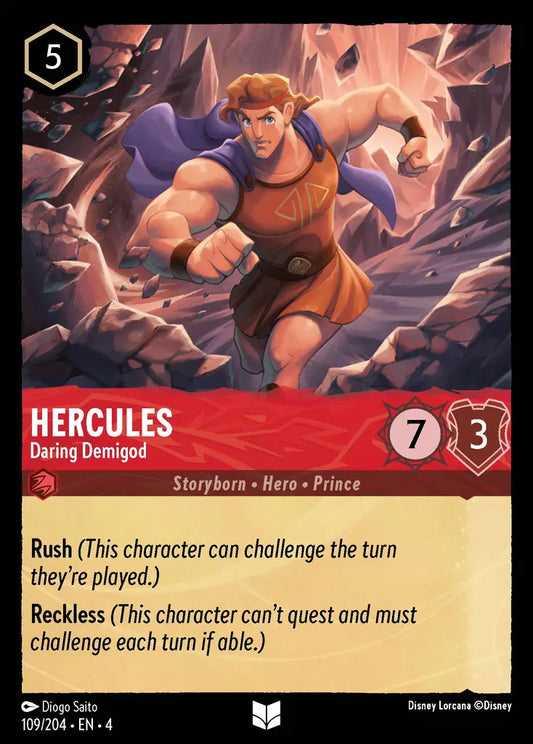 Hercules - Daring Demigod 109/204 (Ursula's Return)