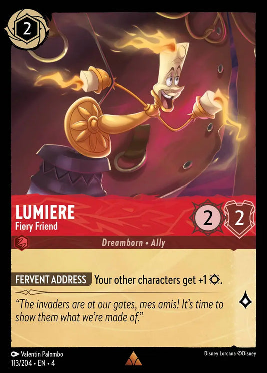 Lumiere - Fiery Friend 113/204 (Ursula's Return)