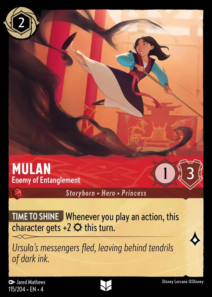 Mulan - Enemy of Entanglement 115/204 (Ursula's Return)