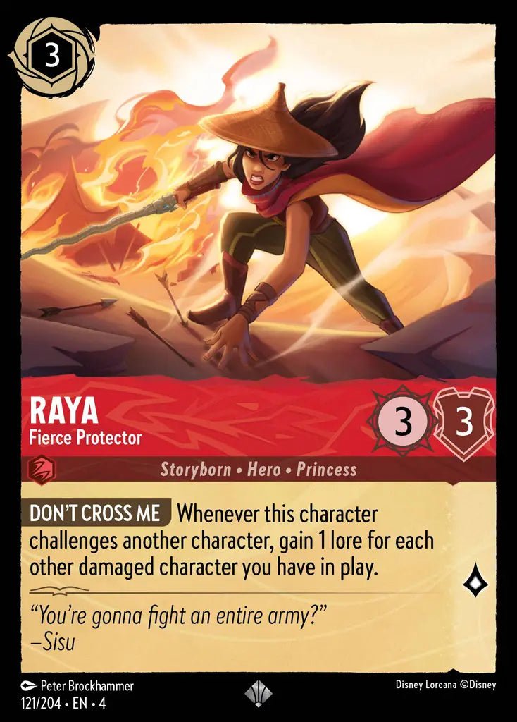 Raya - Fierce Protector 121/204 (Ursula's Return)