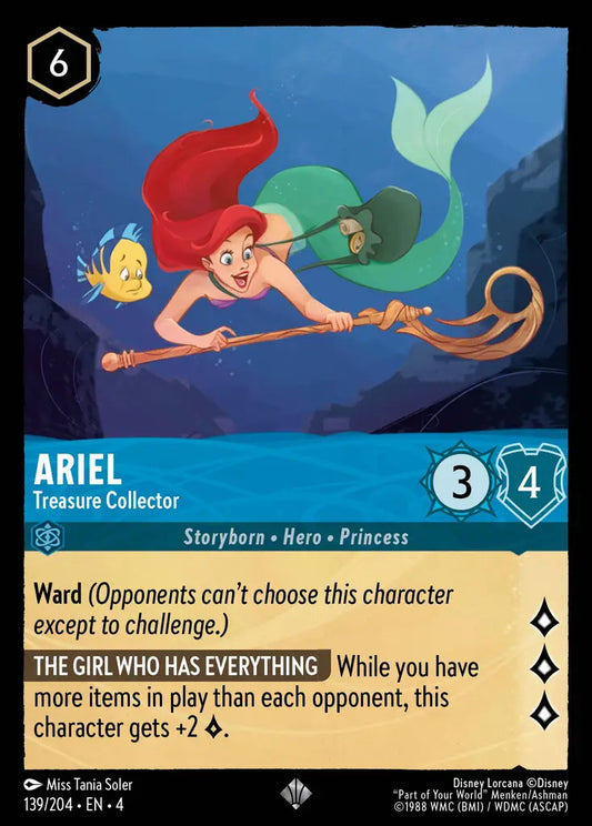 Ariel - Treasure Collector 139/204 (Ursula's Return)