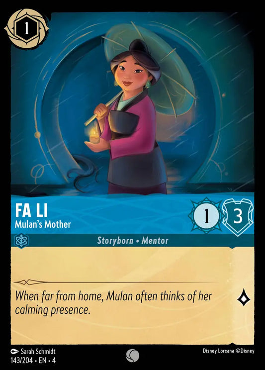 Fa Li - Mulan's Mother 143/204 (Ursula's Return)