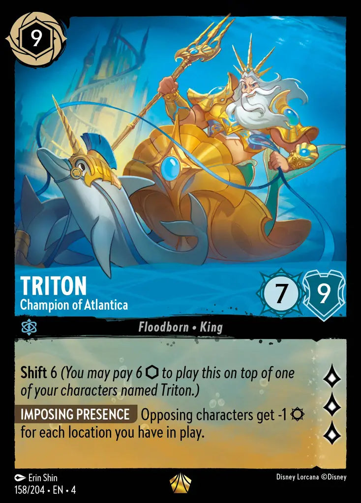 Triton - Champion of Atlantica 158/204 (Ursula's Return)