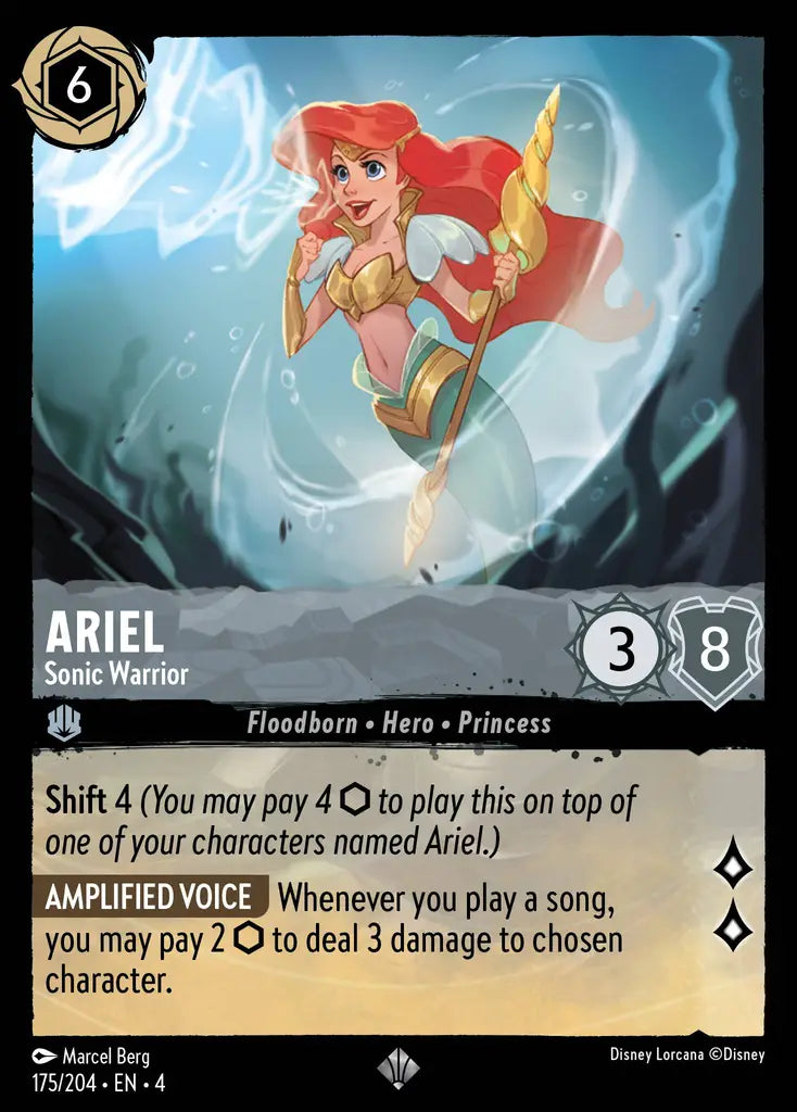 Ariel - Sonic Warrior 175/204 (Ursula's Return)