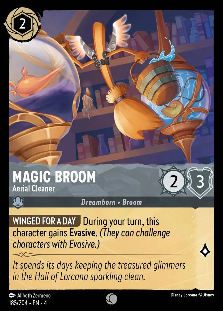 Magic Broom - Aerial Cleaner 185/204 (Ursula's Return)