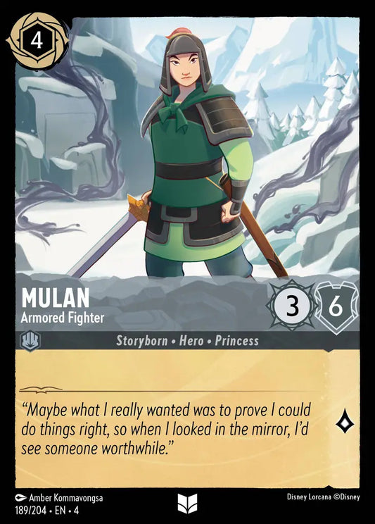 Mulan - Armored Fighter 189/204 (Ursula's Return)