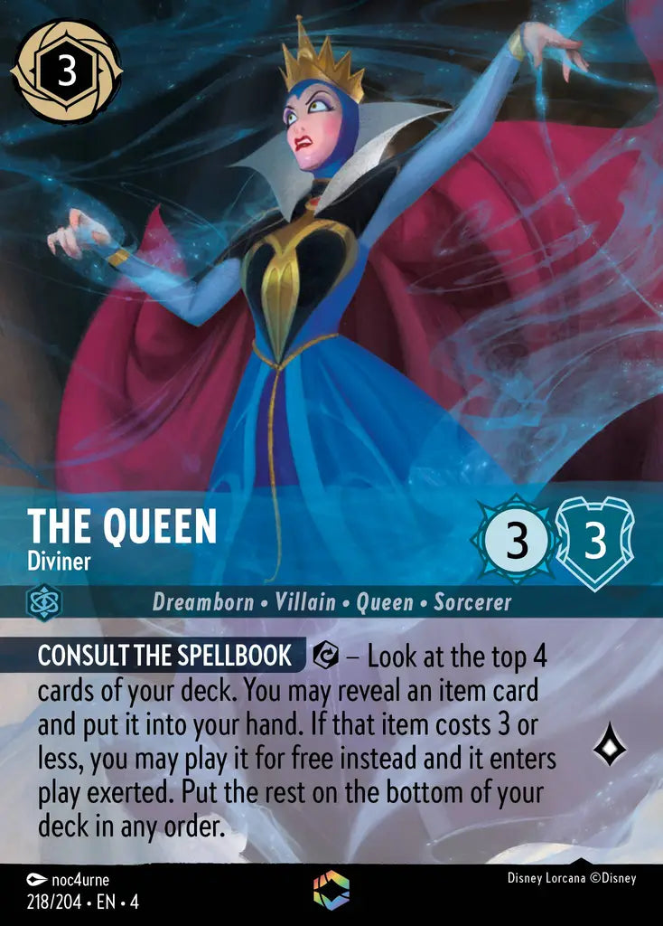 The Queen - Diviner 218/204 - Enchanted (Ursula's Return)