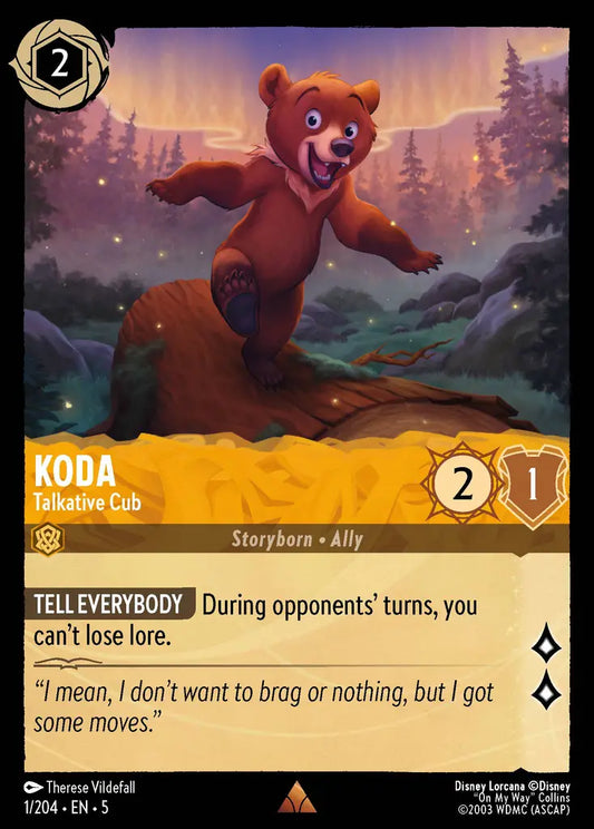 Koda - Talkative Cub 1/204 (Shimmering Skies)