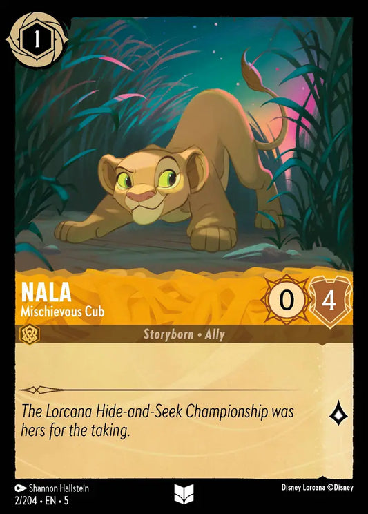 Nala - Mischievous Cub 2/204 (Shimmering Skies)