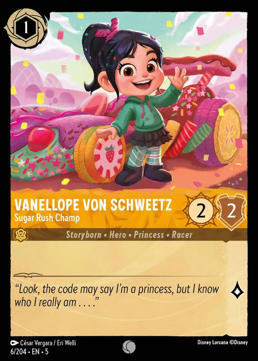 Vanellope von Schweetz - Sugar Rush Champ 6/204 (Shimmering Skies)