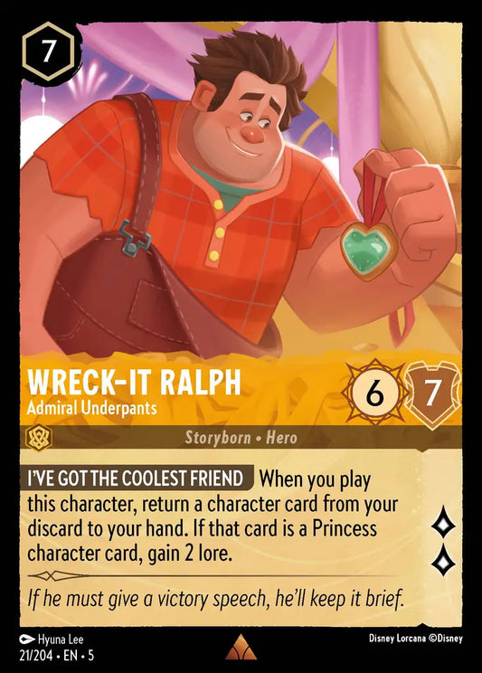 Wreck-It Ralph - Admiral Underpants 21/204 (Shimmering Skies)