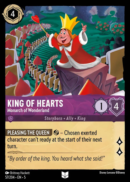 King of Hearts - Monarch of Wonderland 57/204 (Shimmering Skies)