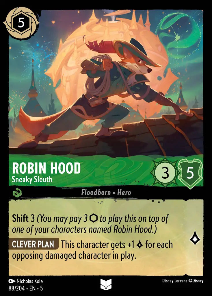 Robin Hood - Sneaky Sleuth  88/204 (Shimmering Skies)