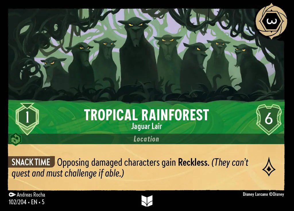Tropical Rainforest - Jaguar Lair 102/204 (Shimmering Skies)