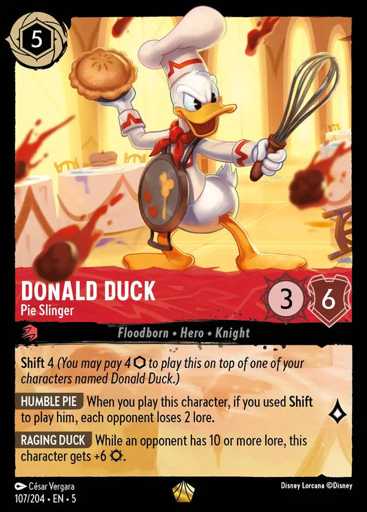 Donald Duck - Pie Slinger 107/204 (Shimmering Skies)