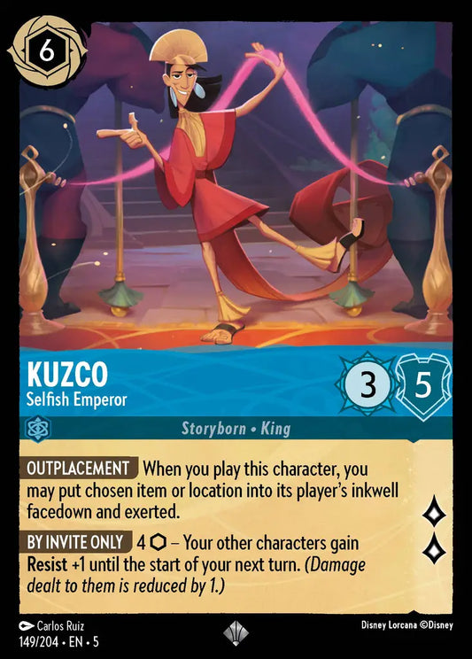 Kuzco - Selfish Emperor 149/204 (Shimmering Skies)