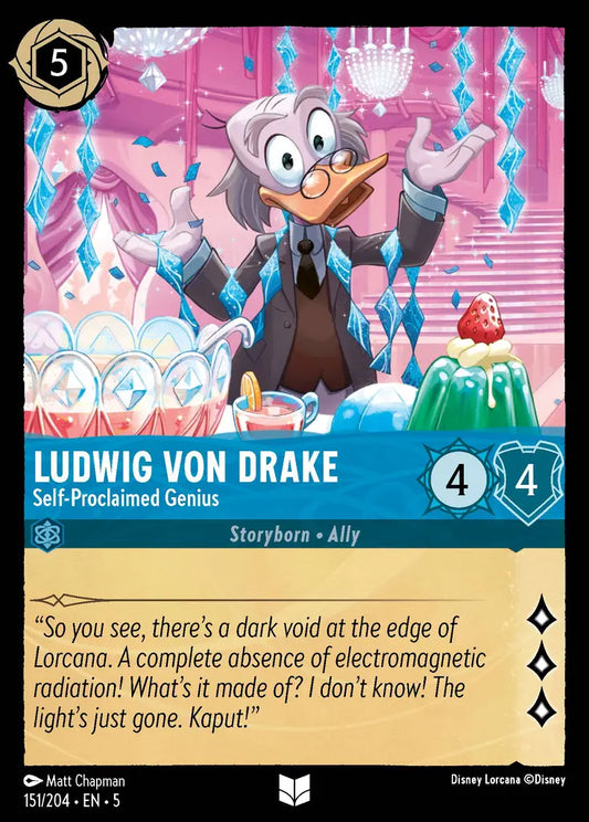 Ludwig Von Drake - Self-Proclaimed Genius 151/204 (Shimmering Skies)
