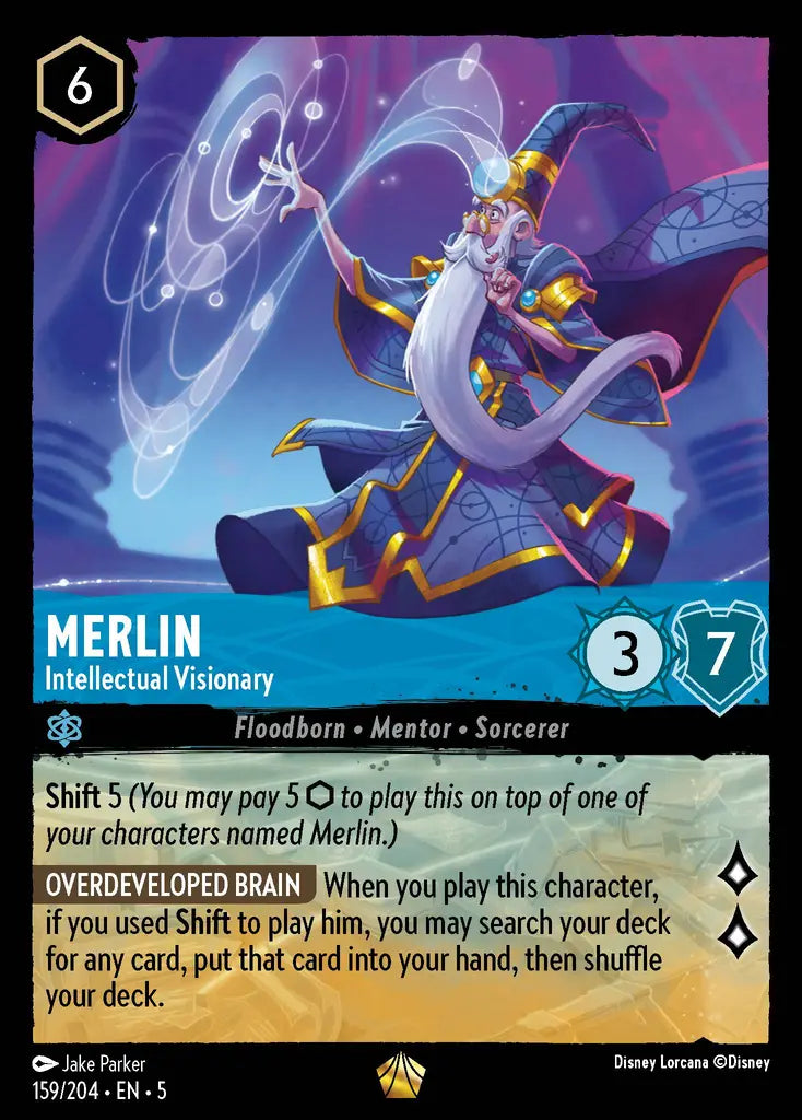 Merlin - Intellectual Visionary 159/204 (Shimmering Skies)
