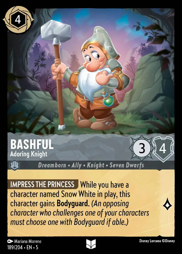 Bashful - Adoring Knight 189/204 (Shimmering Skies)