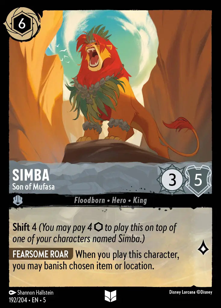Simba - Son of Mufasa 192/204 (Shimmering Skies)