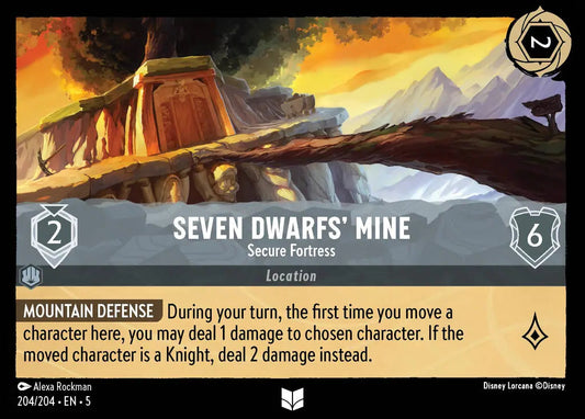 Seven Dwarfs' Mine - Secure Fortress 204/204 (Shimmering Skies)