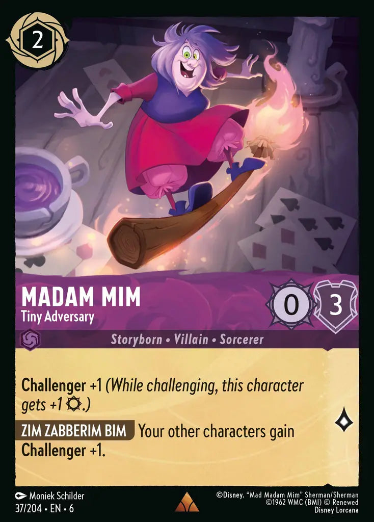 Madam Mim - Tiny Adversary 37/204 (Azurite Sea)