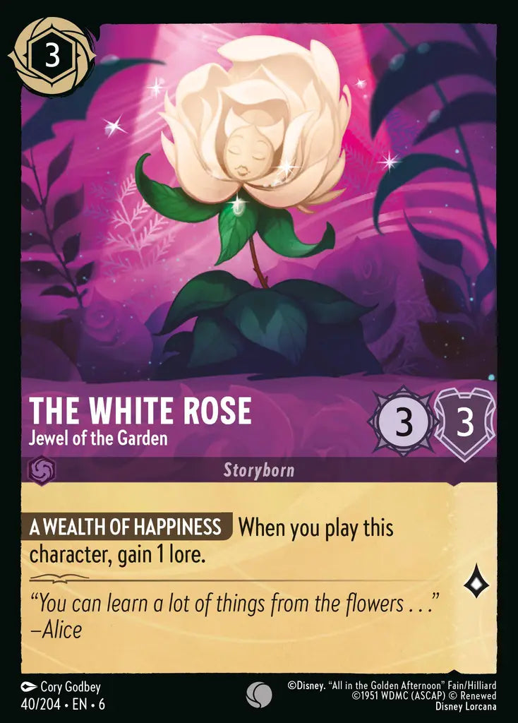The White Rose - Jewel of the Garden 40/204 (Azurite Sea)