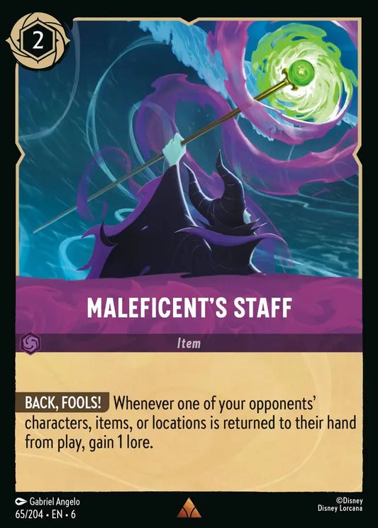 Maleficent's Staff 65/204 (Azurite Sea)