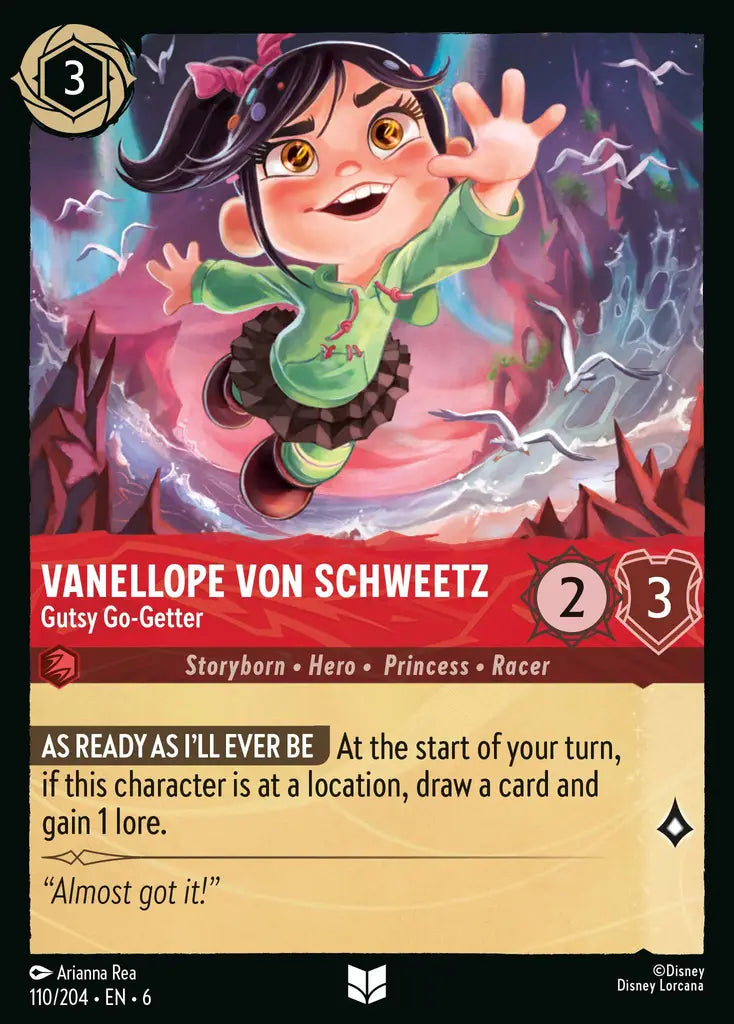 Vanellope von Schweetz - Gutsy Go-Getter 110/204 (Azurite Sea)