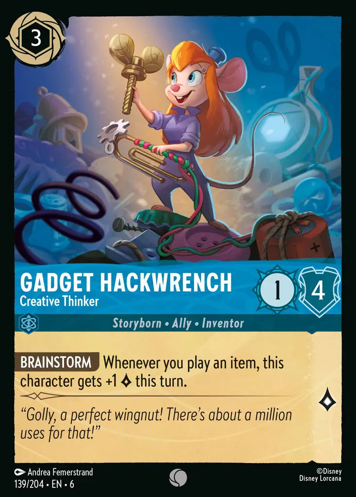 Gadget Hackwrench - Creative Thinker 139/204 (Azurite Sea)