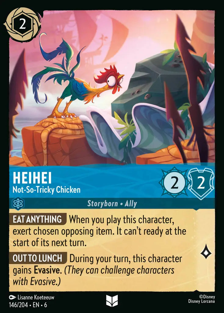 HeiHei - Not-So-Tricky Chicken 146/204 (Azurite Sea)