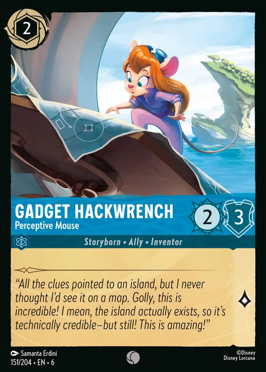 Gadget Hackwrench - Perceptive Mouse 151/204 (Azurite Sea)
