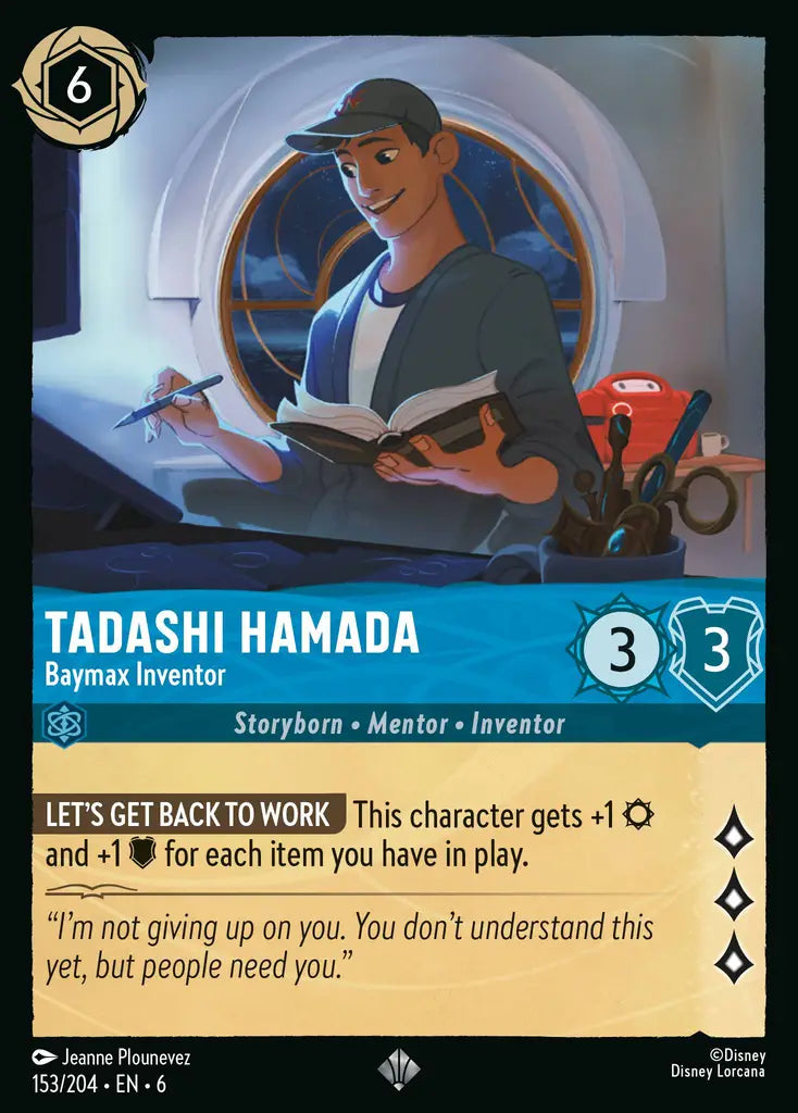 Tadashi Hamada - Baymax Inventor 153/204 (Azurite Sea)