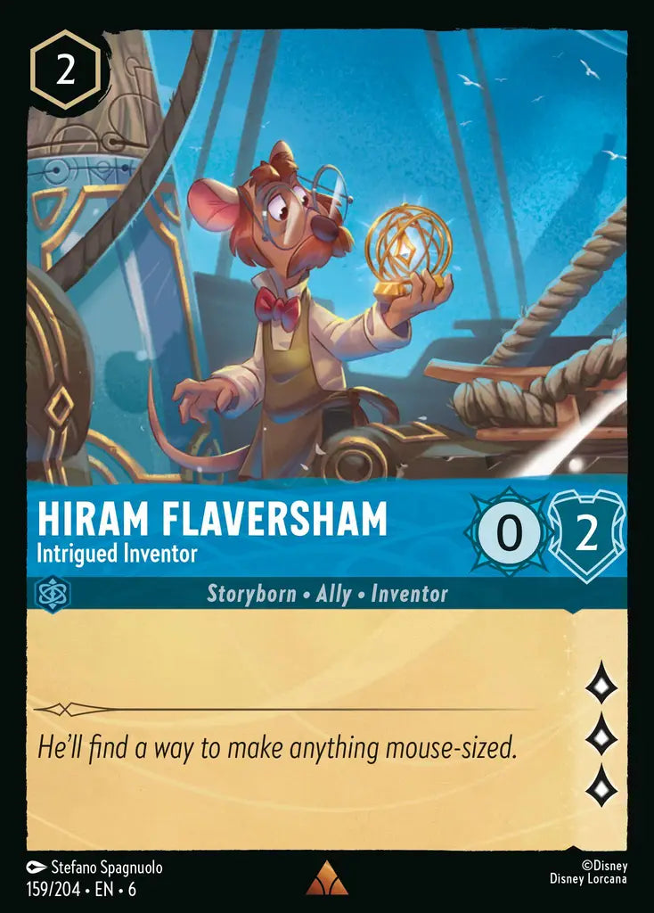 Hiram Flaversham - Intrigued Inventor 159/204 (Azurite Sea)